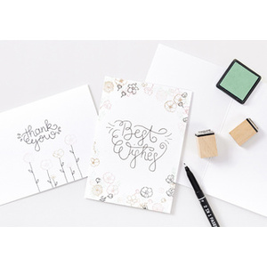 folia Carte pliante, 190 g/m2, A6, blanc