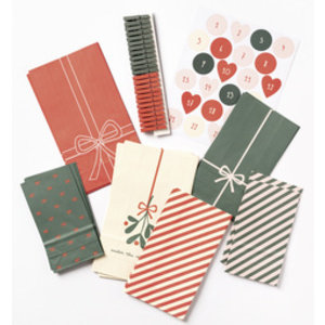 folia Calendrier de l'Avent BOWTIFUL CHRISTMAS, 72 pièces