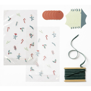 folia Kit sachet à fond plat / Candy Bag 'Floral Christmas'