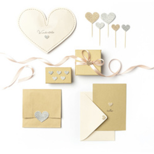 folia Sticker pailleté en caoutchouc mousse HEARTS CLASSIC