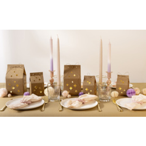 folia Set de boîtes-cadeaux 'Star gift boxes', papier kraft