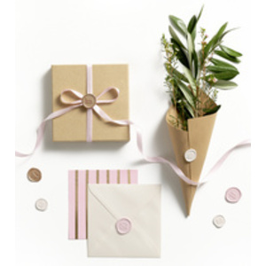 folia Sceau autocollant CANDY, tailles et couleurs assorties