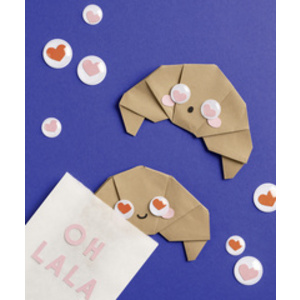folia Oeil vacillant HEARTS, taille: L, autocollant
