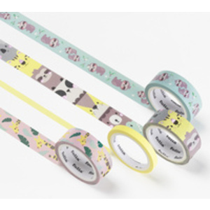 folia Ruban adhésif décoratif Washi-Tape HOTFOIL WILDLIFE