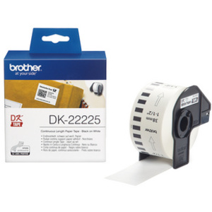 brother DK-22214 Etiquettes en continu papier, 12mm x 30,48m  - 61500