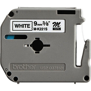 brother Cassette de ruban M-Tape M-K221S, largeur: 9 mm