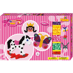 Hama Perles à repasser maxi 'filles', coffret cadeau