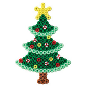 HAMA Perles à repasser midi 'Arbre de Noël', sous blister