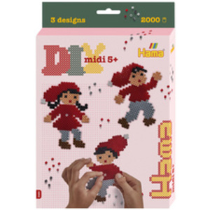 Hama Perles à repasser midi 'Lutins de Noël', coffret cadeau