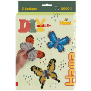 Hama Perles à repasser midi 'Papillons', coffret cadeau