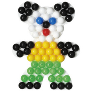 Hama Plaque perforée Maxi Stick 'Nounours', 200 x 155 mm