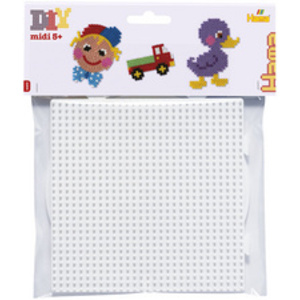 HAMA Plaque pour perles à repasser midi 'carré, cercle'