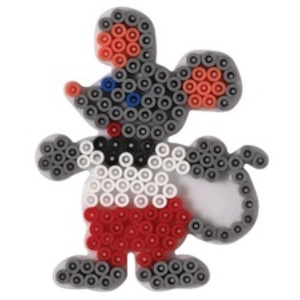 HAMA Plaque pour perles midi 'cheval', blanc