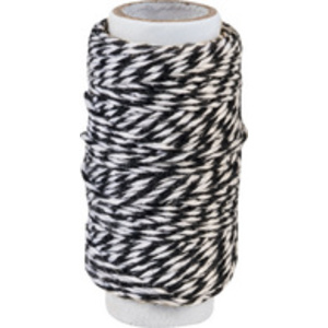 KNORR prandell Ficelle déco / Cordon déco, 20 m, noir