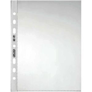 herlitz Pochette perforée, A5, transparent, 0,050 mm