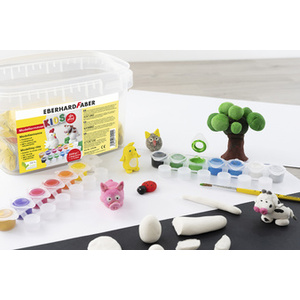 EBERHARD FABER Pâte à modeler EFA plast KIDS + peintures