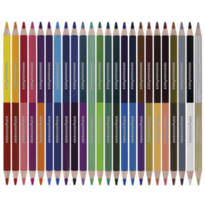 EBERHARD FABER Crayon de couleur COLORI DUO, étui de 24