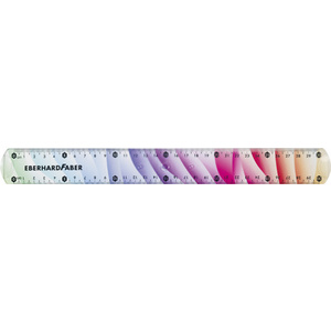 EBERHARD FABER Règle plate Rainbow, 150 mm