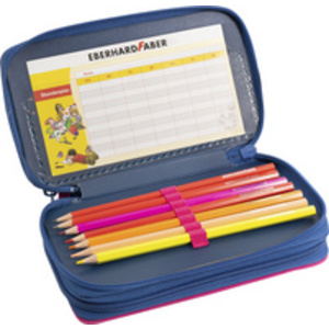 EBERHARD FABER Etui scolaire triple rabat Papillon