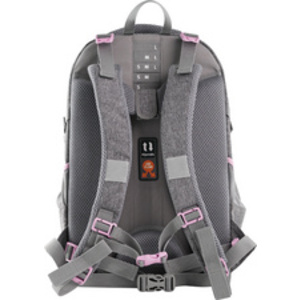 EBERHARD FABER Sac à dos scolaire X-Style gris / rose pastel