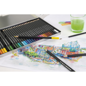 EBERHARD FABER Crayon aquarellable Artist Color, étui de 24