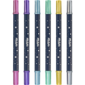 EBERHARD FABER Marqueur à pigment Metallic Duo, étui de 6