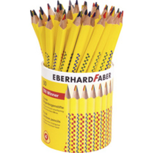 EBERHARD FABER Crayon arc-en-ciel TRI WINNER, pot de 50