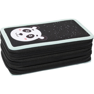 EBERHARD FABER Etui scolaire Triple Decker Panda, 36 pièces