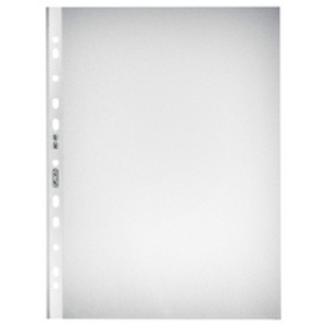 herlitz Pochette perforée, A4, 0,090 mm, transparent lisse