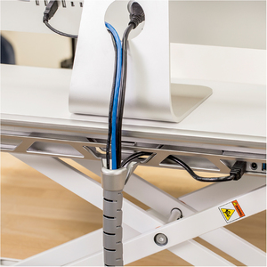 Fellowes Station de travail assis-debout Lotus DX, blanc