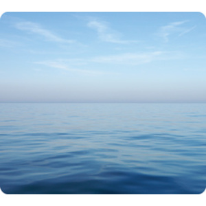 Fellowes Tapis de souris EARTH, motif: Océan, rectangulaire