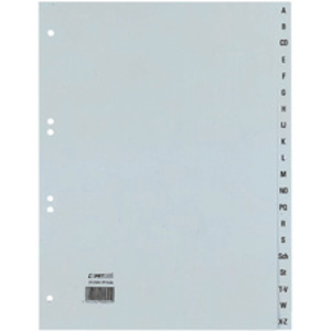 HETZEL Intercalaires en plastique, A-Z, A4 extra large