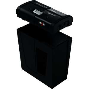 REXEL Destructeur de documents Secure S5, bandes 6 mm, noir