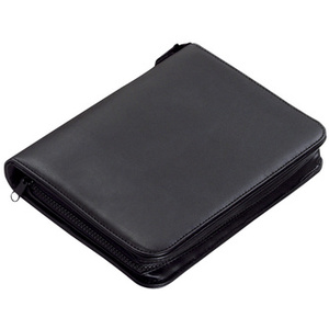 Alassio Serviette classeur 'LUINO', A5, similicuir, noir