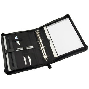 Alassio Serviette classeur 'RIMINI', A4, similicuir, noir - 68381