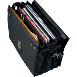 Alassio Porte-documents 'MONZA', cuir, noir