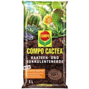COMPO CACTEA Terreau pour cactus et succulentes, 5 litres