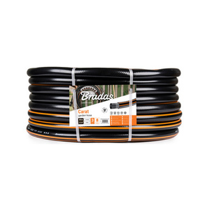 Bradas Tuyau d'arrosage CARAT, 3/4', noir/orange, 25 m