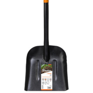 Bradas Pelle en acier, longueur 1.250 mm, noir/orange