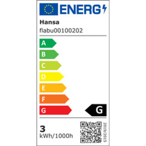 Hansa Lampadaire à LED rechargeable Flare bubble, blanc mat
