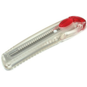 NT Cutter iL-120-P, boîtier en plastique, rouge-transparent
