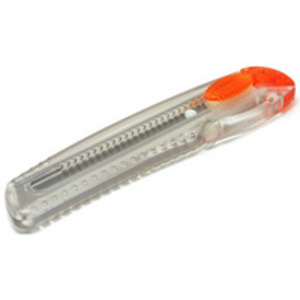 NT Cutter iL-120P, boîtier en plastique, orange-transparent