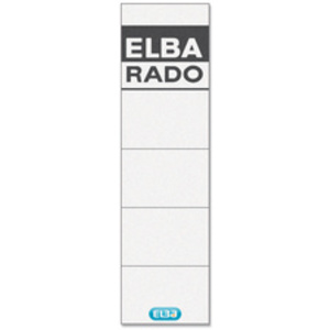 ELBA Etiquette pour dos de classeur, extra court/large