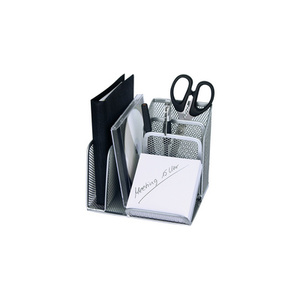 WEDO Multipot Office, 4 compartiments, noir, fil métallique