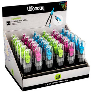 Wonday Compas scolaire COMPAK', présentoir de 36 pièces