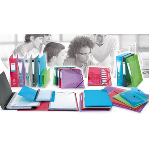 Oxford Pochette à documents HAWAI, A5, PP, assorti  - 54507