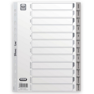 Oxford Intercalaires mensuels Janvier-Décembre, A4  - 52494