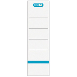 ELBA Etiquette de dos pour classeur, court/large, blanc