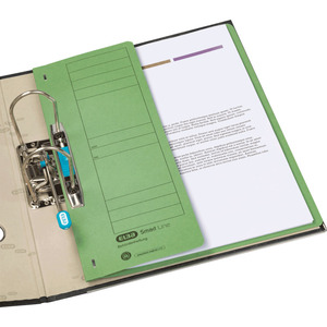 ELBA Chemise à oeillets en carton, Vert, Classement