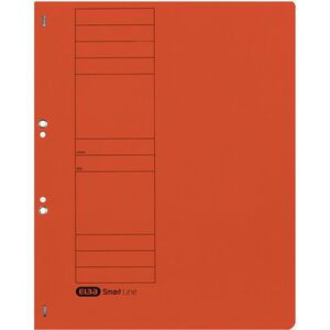 ELBA Chemise à oeillets en carton, orange, rabat sur la